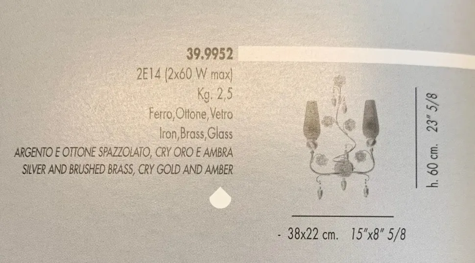 Da parete applique 39.9952 Banci con uno sconto esclusivo