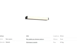 Da parete applique Fabio Artigianale a prezzo scontato