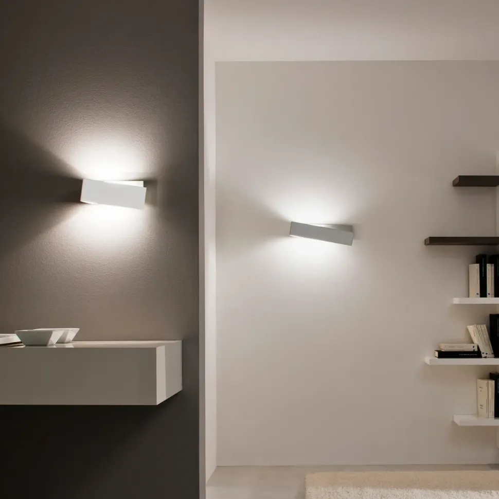 Da parete applique in metallo Zig zag 6986 lampada da parete Linea light a prezzo Outlet