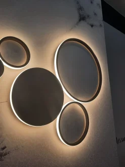 Da parete applique O-luce Ondaluce plafoniera pois oro stile Moderna a prezzi outlet