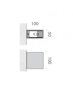 Da parete applique stile Moderna Clv2  Via bizzuno scontato