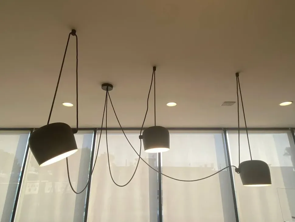 Da soffitto plafoniera Aim Flos a prezzo Outlet