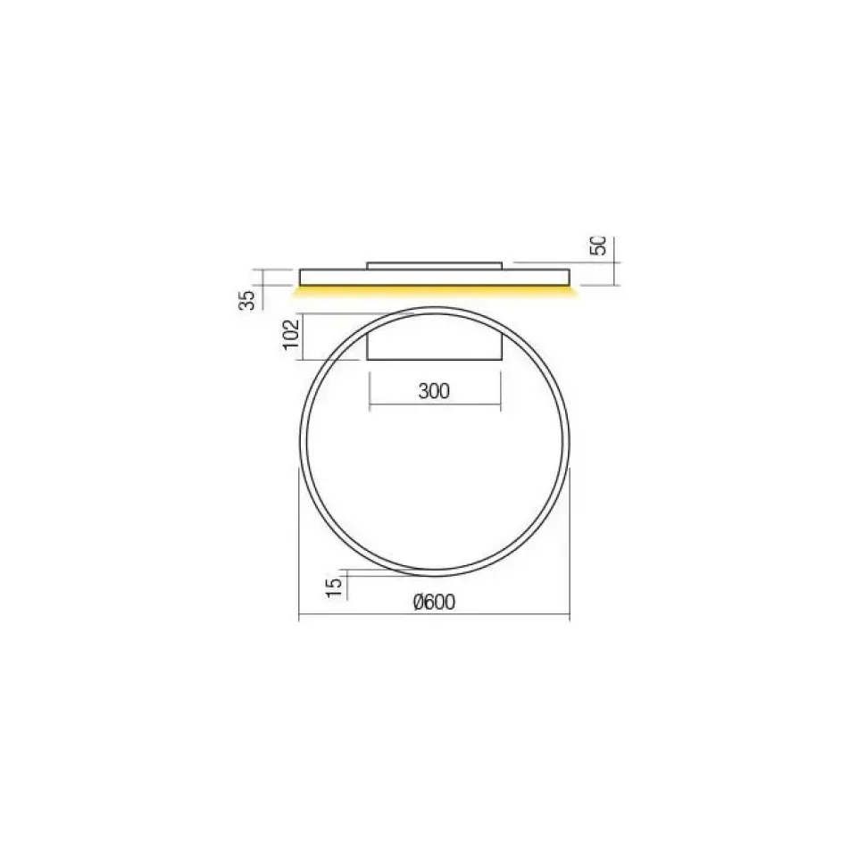 Da soffitto plafoniera Collezione esclusiva 01-2842 febe redo plafoniera led stile Moderna a prezzi outlet