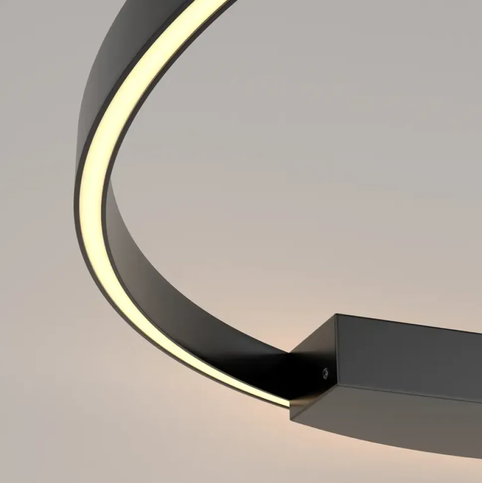 Da soffitto plafoniera in metallo 012844 febe nera redo plafoniera led Collezione esclusiva a prezzo Outlet