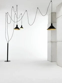 Da soffitto plafoniera Mogg Cerberina Nero in offerta