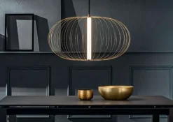 Da soffitto plafoniera Stones Mizar stile Design con forte sconto