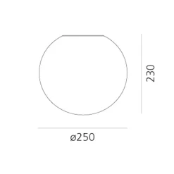 Da soffitto plafoniera stile Moderna Dioscuri 25 artemide Collezione esclusiva in saldo