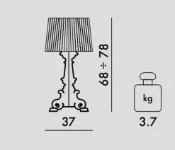 Da tavolo Bourgie Kartell a prezzo Outlet  approfittane ora!