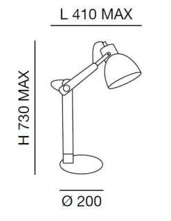 Da tavolo Fabas luce con SCONTO IMPERDIBILE