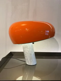 Da tavolo in metallo Lampada snoopy orange Flos a prezzo scontato