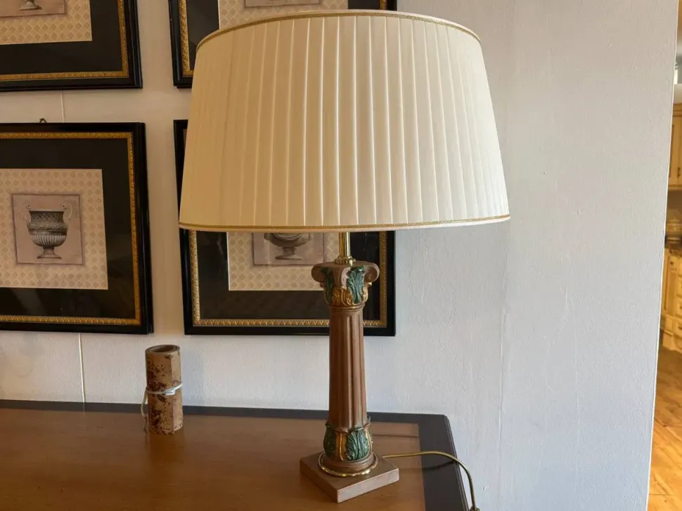 Da tavolo in tessuto Lampada da tavolo Collezione esclusiva in Offerta Outlet