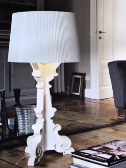 Da tavolo Kartell 9077 bourgie lampada da tavolo bianca kartell stile Moderna in offerta