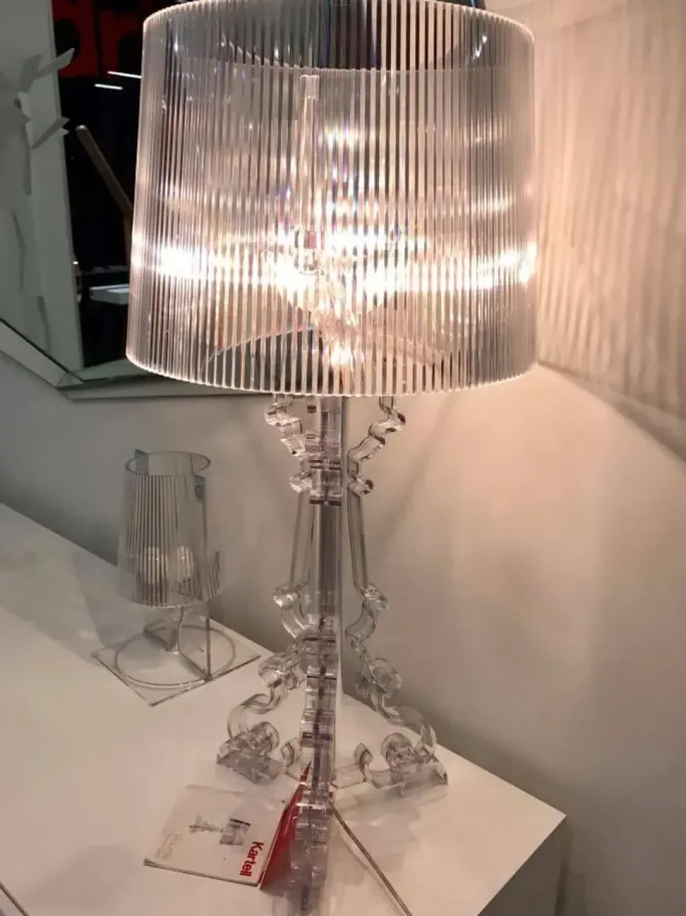 Da tavolo Kartell Bourgie Trasparente a prezzi outlet