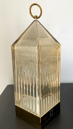 Da tavolo Kartell Lantern Ambra in offerta
