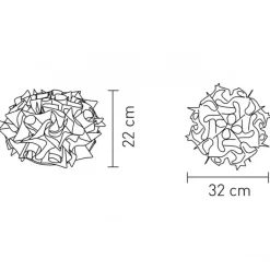 Da tavolo Slamp Veli table 32 stile Moderna in offerta