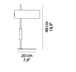 Da tavolo stile Design 1953 O-luce con forte sconto