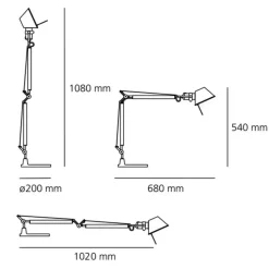 Da tavolo Tolomeo mini artemide Collezione esclusiva con uno sconto esclusivo
