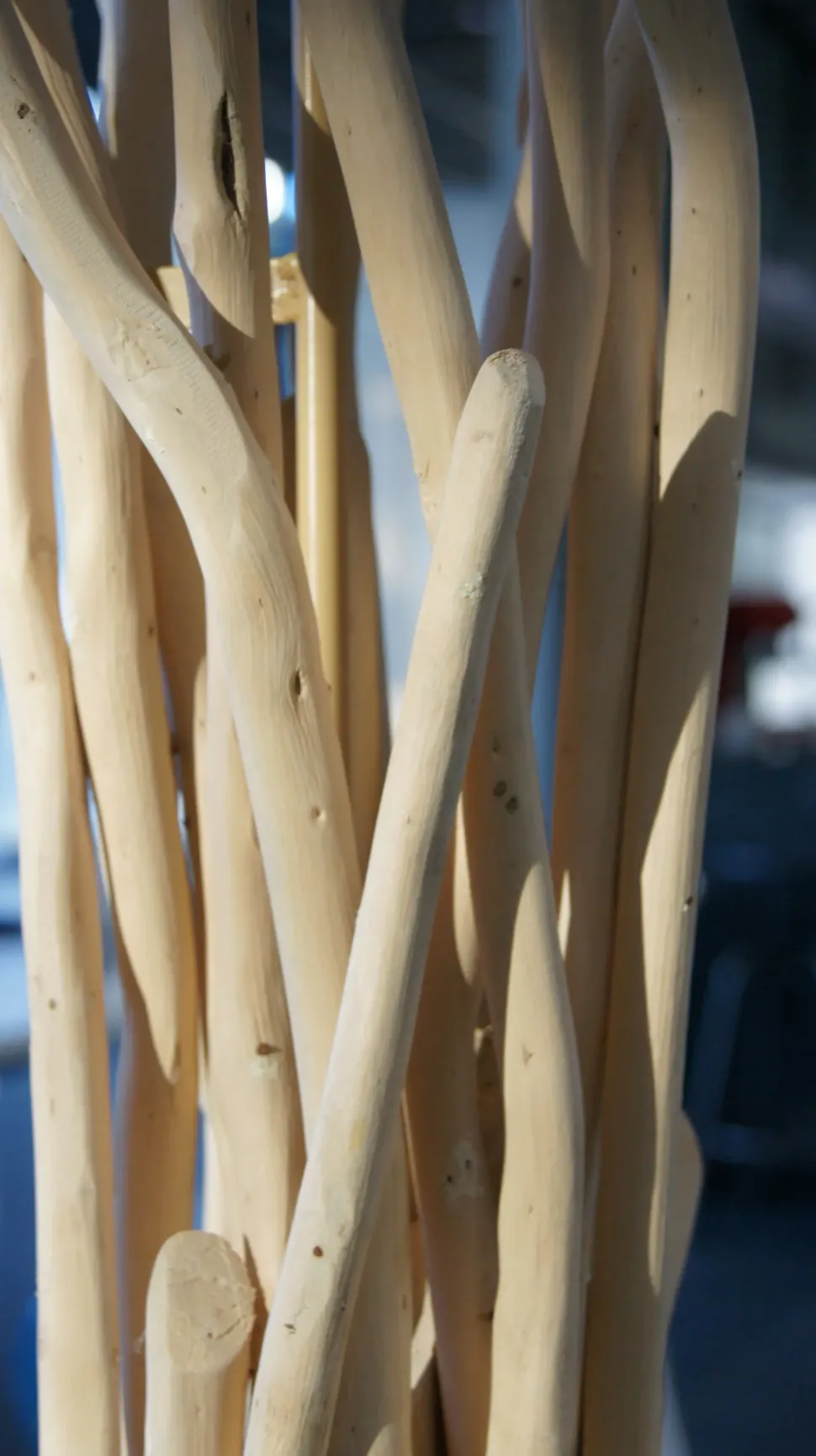 Da terra stile Etnico Lampada a piantana drift wood Ideal lux in saldo