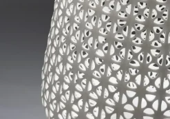 Da terra stile Moderna Kabuki lampada da terra bianca Kartell in offerta outlet