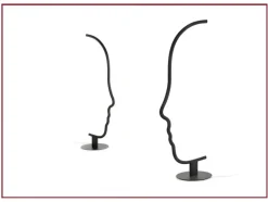 Da terra stile Moderna Vis a vis Mogg con forte sconto