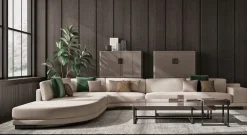 Divani letto con penisola Luxury italia divano Md work a prezzo scontato