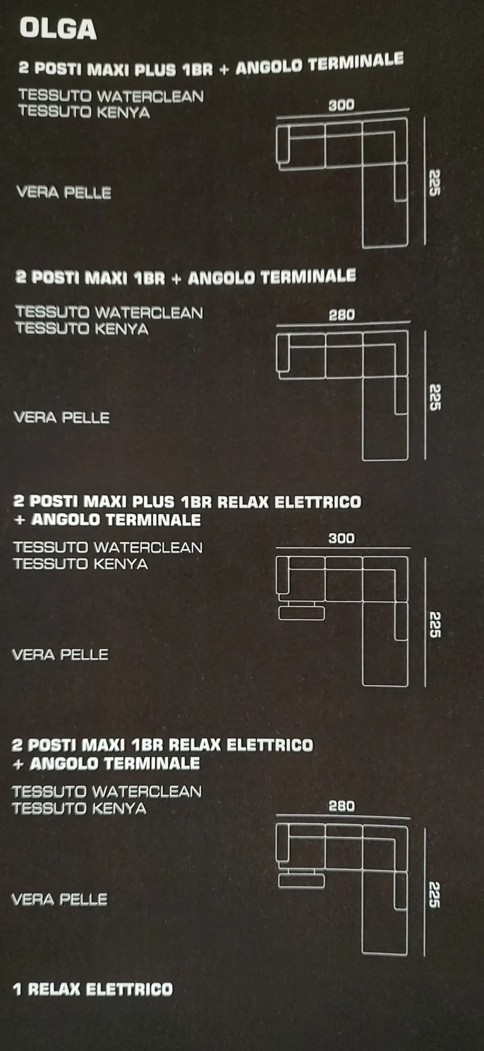 Divani letto con penisola Olga angolare Collezione esclusiva ad un prezzo imperdibile