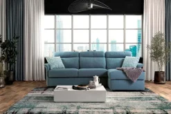 Divani letto con penisola Divano letto sidney con penisola contenitore Md work OFFERTA OUTLET