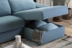 Divani letto con penisola Divano letto sidney con penisola contenitore  Md work OFFERTA OUTLET