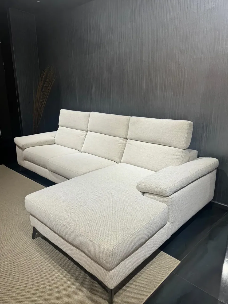 Divani letto con penisola in Tessuto Samoa a prezzo ribassato