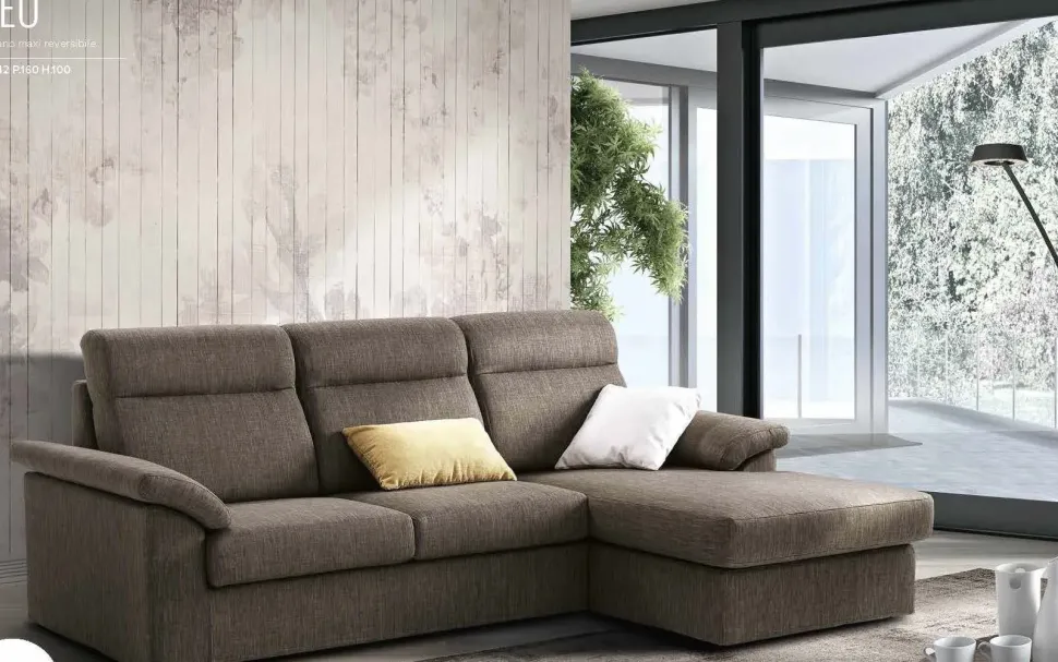 Divani letto con penisola Leo Biel in OFFERTA - 50%