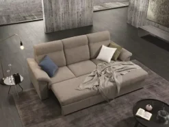 Divani letto con penisola Leo Biel in OFFERTA - 50%