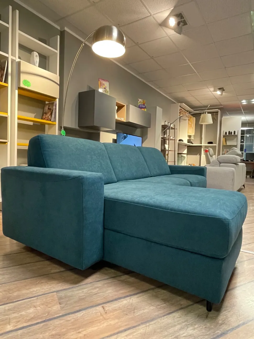 Divani letto con penisola in Tessuto Vitarelax a prezzo scontato