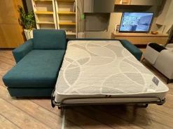 Divani letto con penisola in Tessuto Vitarelax a prezzo scontato