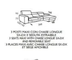 Divani letto con penisola Beth Collezione esclusiva in OFFERTA - 50%