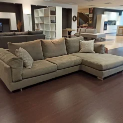 Divani letto con penisola Zeno Biba salotti a PREZZO OUTLET scontato del 33%