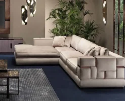 Divani letto con penisola Luxury sofa memory acciaio velluto Md work ad un prezzo vantaggioso
