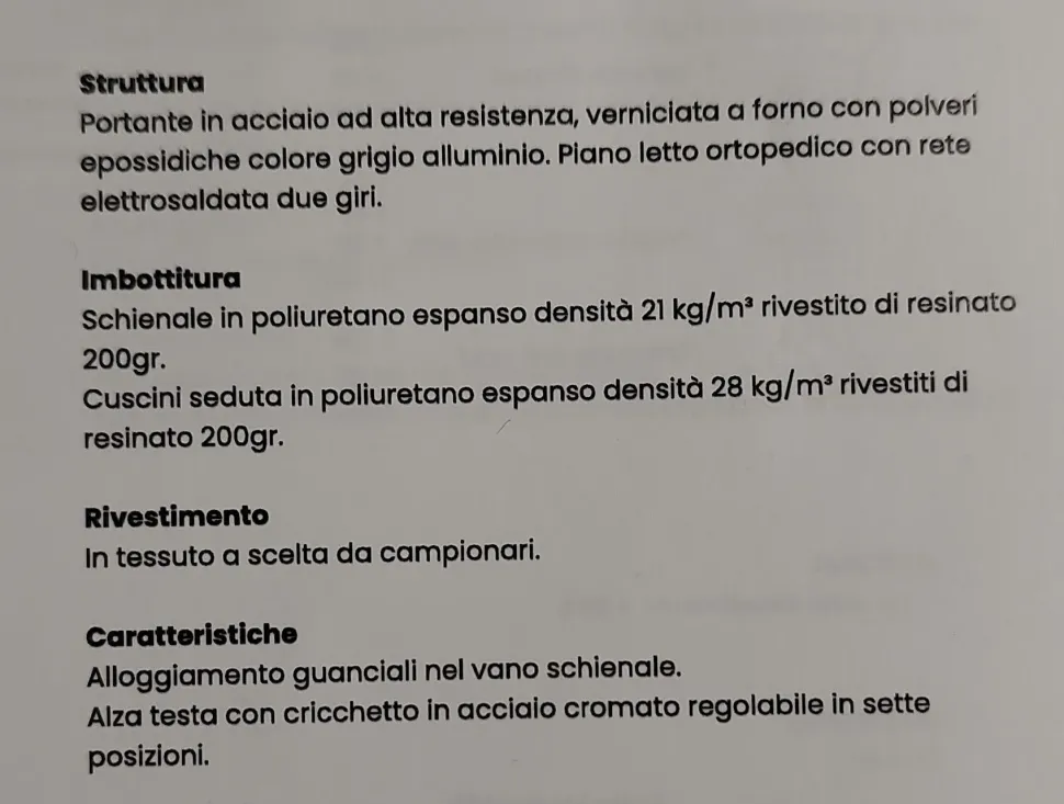 Divani letto Oslo Bm design con forte sconto sull'ecommerce!