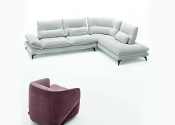 Divano a 3 posti modello Componibile modello libra di Aerre italia a prezzo riservato