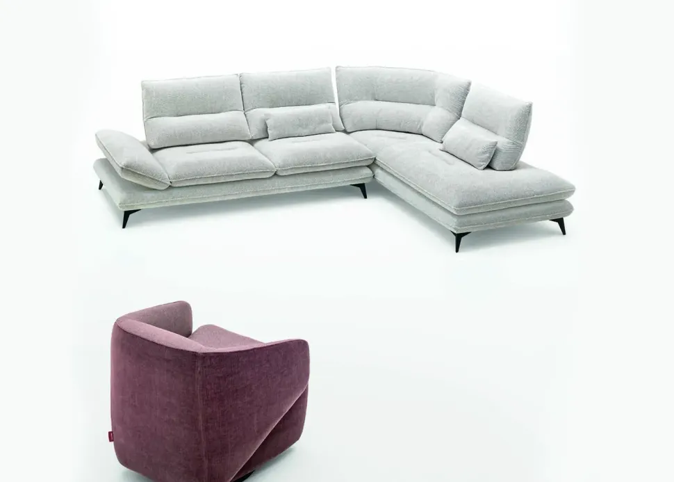 Divano a 3 posti modello Componibile modello libra di Aerre italia a prezzo riservato