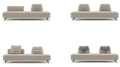 Divano a 5 posti modello Simply di Doimo salotti a prezzo riservato