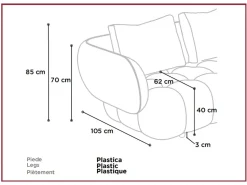 Divano Abbracci in Tessuto Franco ferri a prezzo ribassato