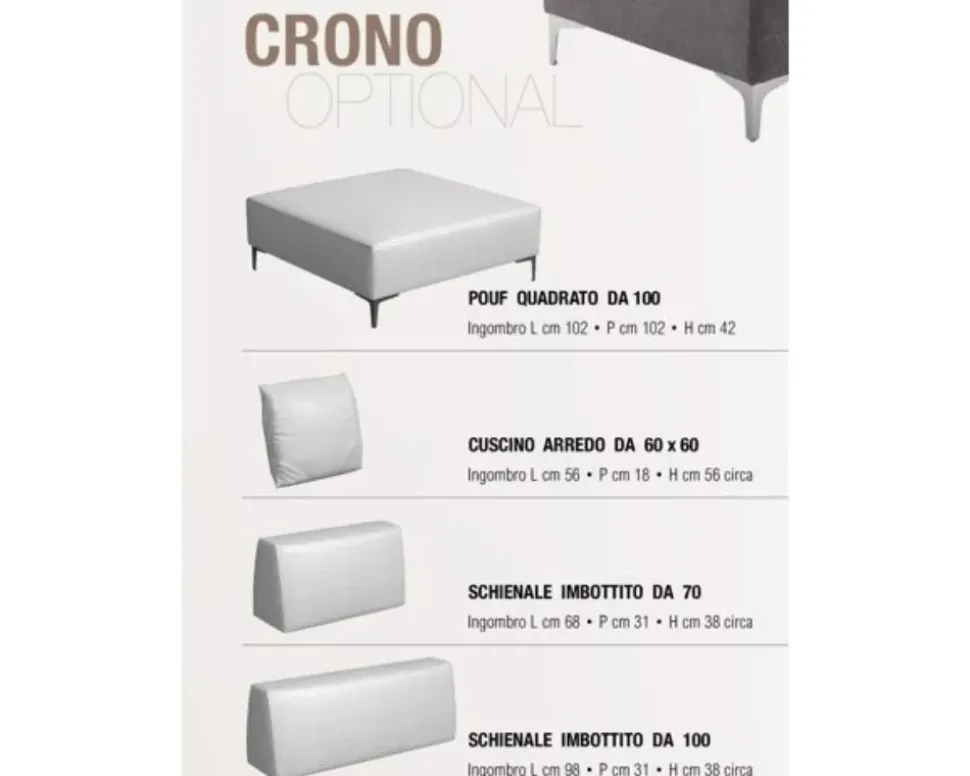 Divano angolare Crono Artigianale: con uno SCONTO ESCLUSIVO del 25%