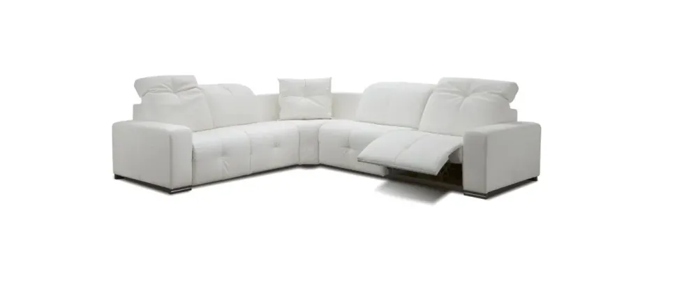 Divano angolare Divano a molle insacchettate altissima qualita Md work in Offerta Outlet