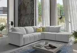 Divano angolare Divano a molle insacchettate altissima qualita Md work in Offerta Outlet