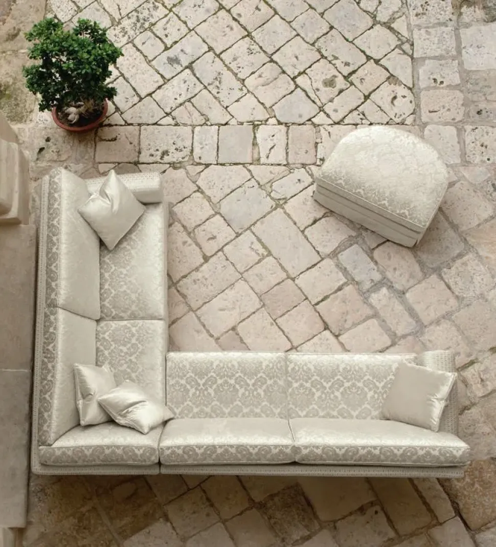 Divano angolare Divano angolare manzoni luxury italia Md work a PREZZO OUTLET scontato del 40%