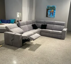 Divano Angolare Divano con relax doppio ad angolo di Md work a prezzo ribassato