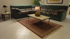 Divano angolare in microfibra sfoderabile scontato -80%