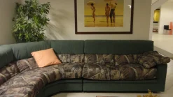 Divano angolare in microfibra sfoderabile scontato -80%