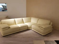 Divano angolare in Pelle Atlantico Artigianale