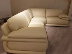 Divano angolare in Pelle Atlantico Artigianale